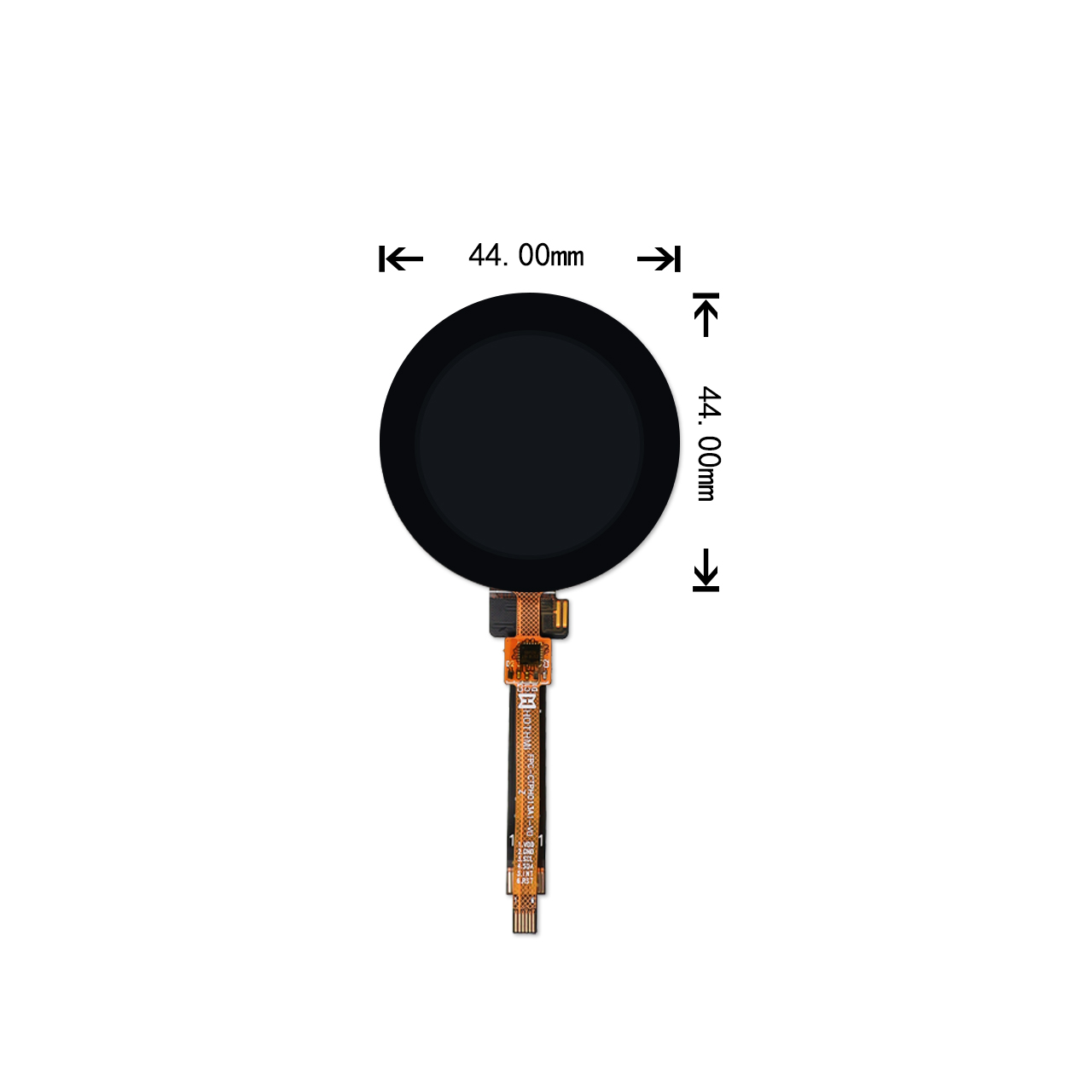 1.3 Inch Round Capacitive Touch Function TFT LCD Display